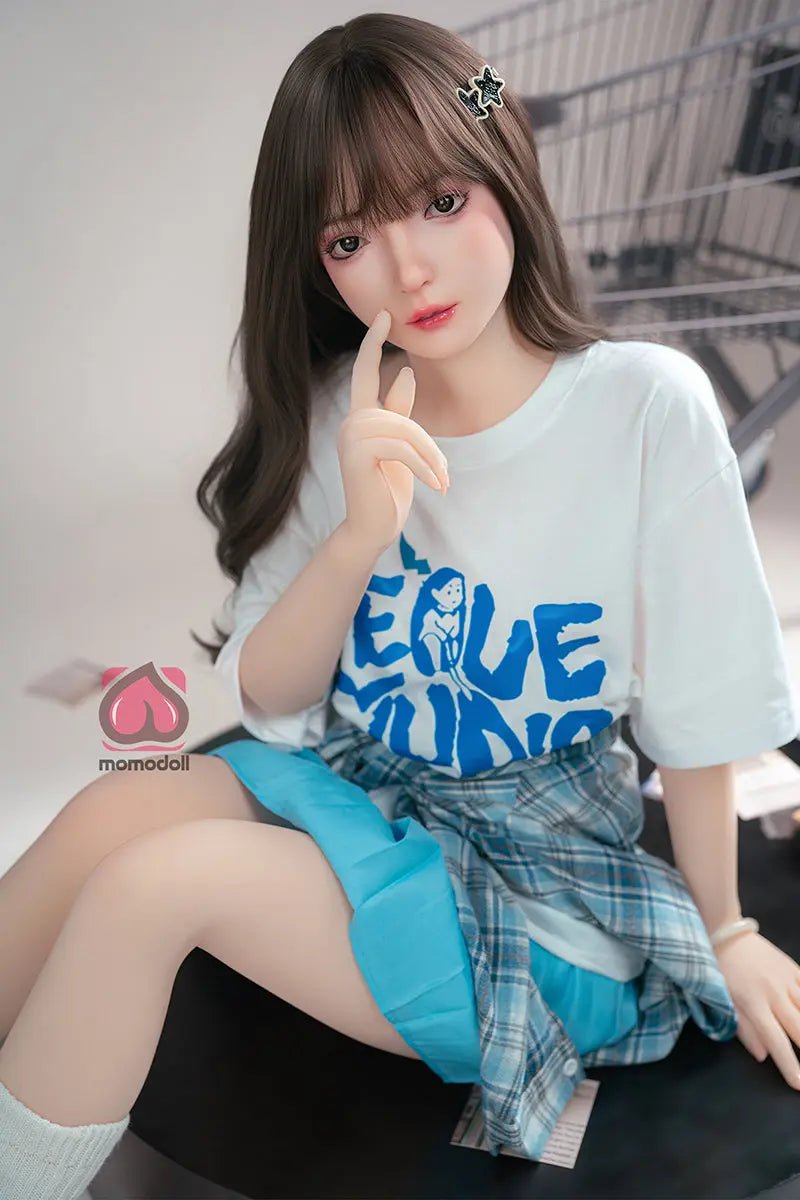 150cm Aカップ シリコンヘッド+TPEボディ 可愛いラブドール MM214 琴音Kotone ハイブリッド - Mikidoll - ラブドール通販専門店