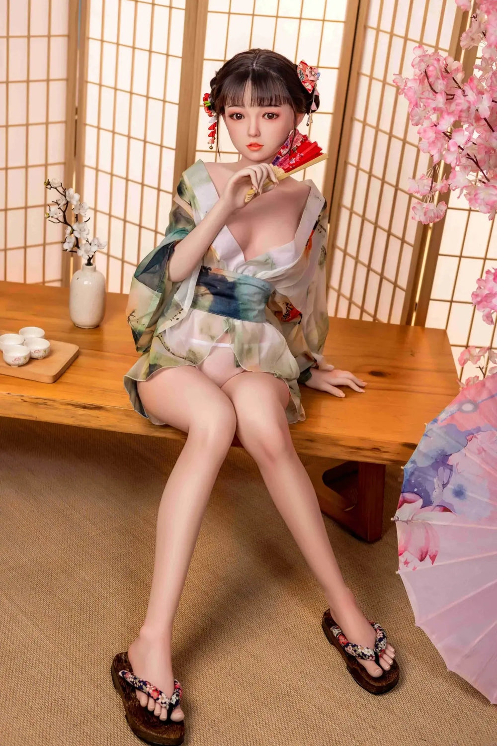 148cm Cカップ TPEボディ+シリコンヘッド 美しいバスト リアル感抜群ラブドール Anya - Mikidoll - ラブドール通販専門店