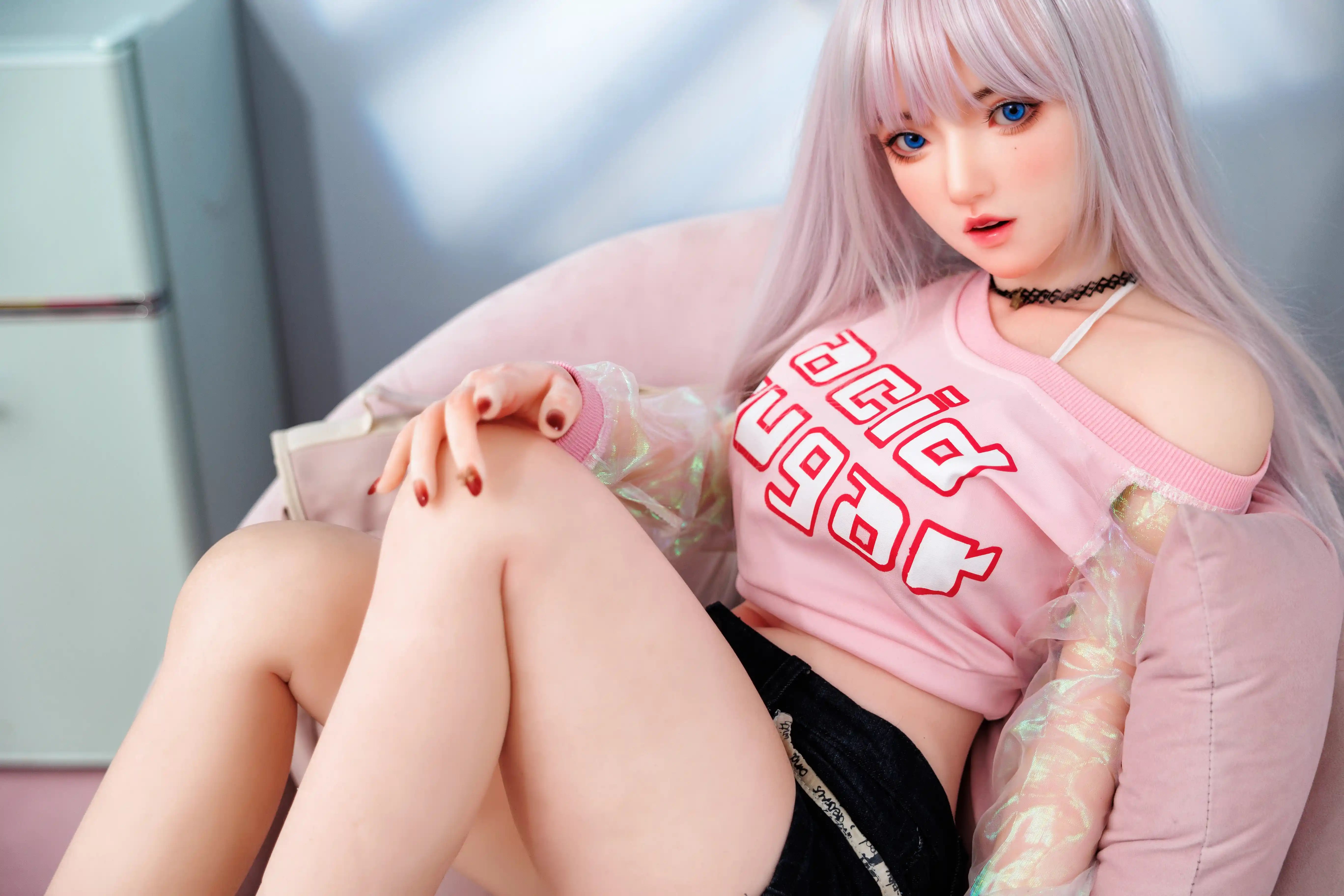 148cm Eカップ TPEボディ+シリコンヘッド 美しい巨乳リアルラブドール Chitra