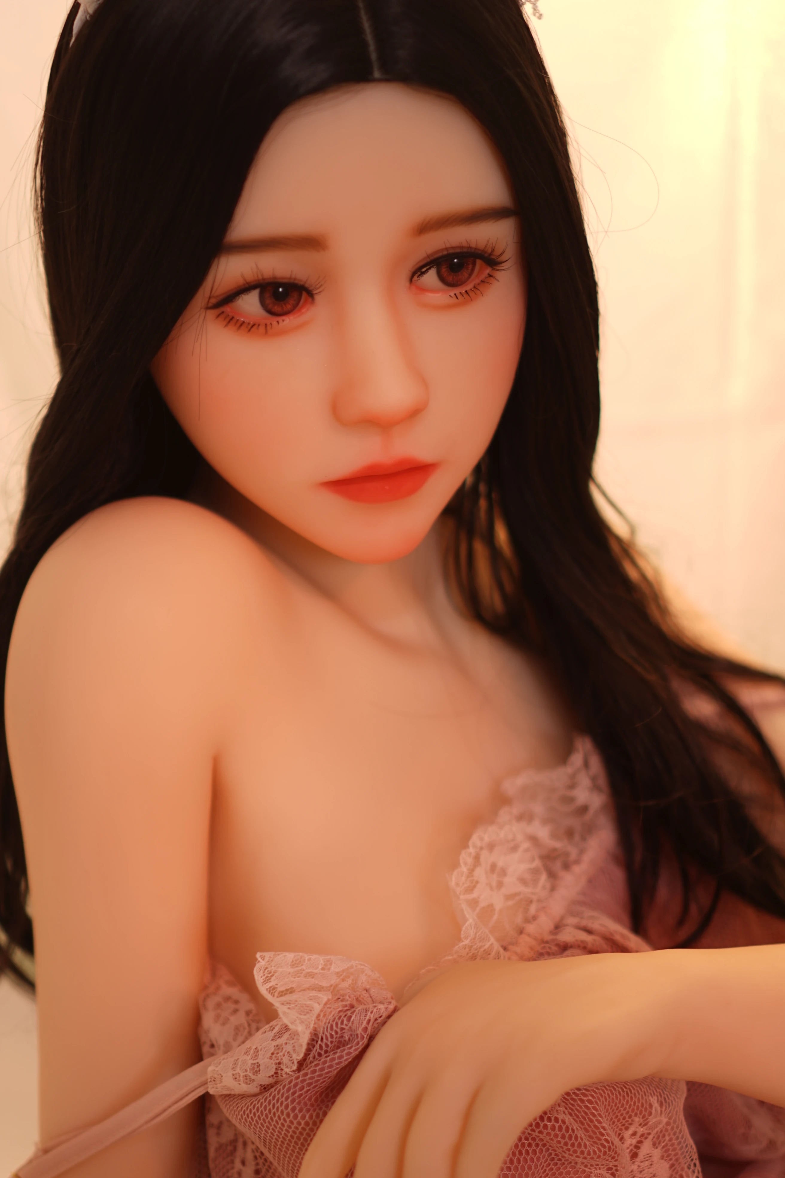 156cm Fカップ STPE製 可愛いラブドール 良乳 Kenzie