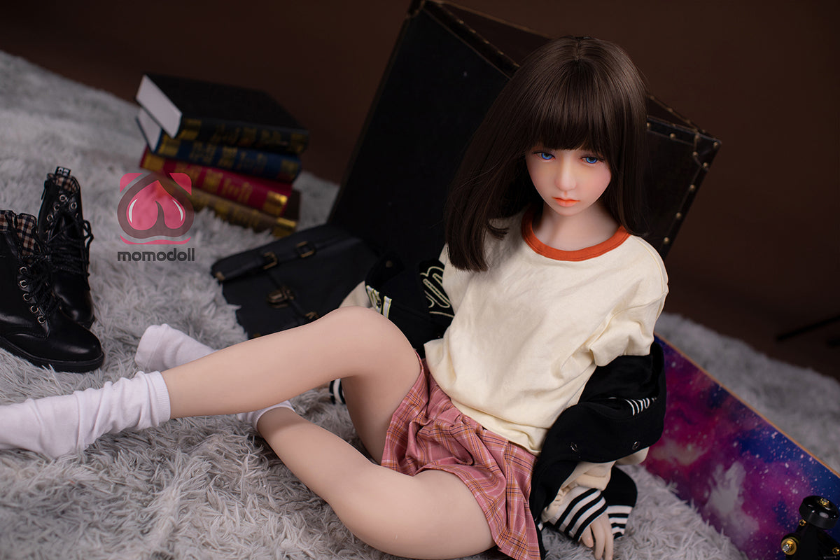 132cm Aカップ シリコンヘッド+TPEボディ 可愛いラブドール MM096 千晴ちはる