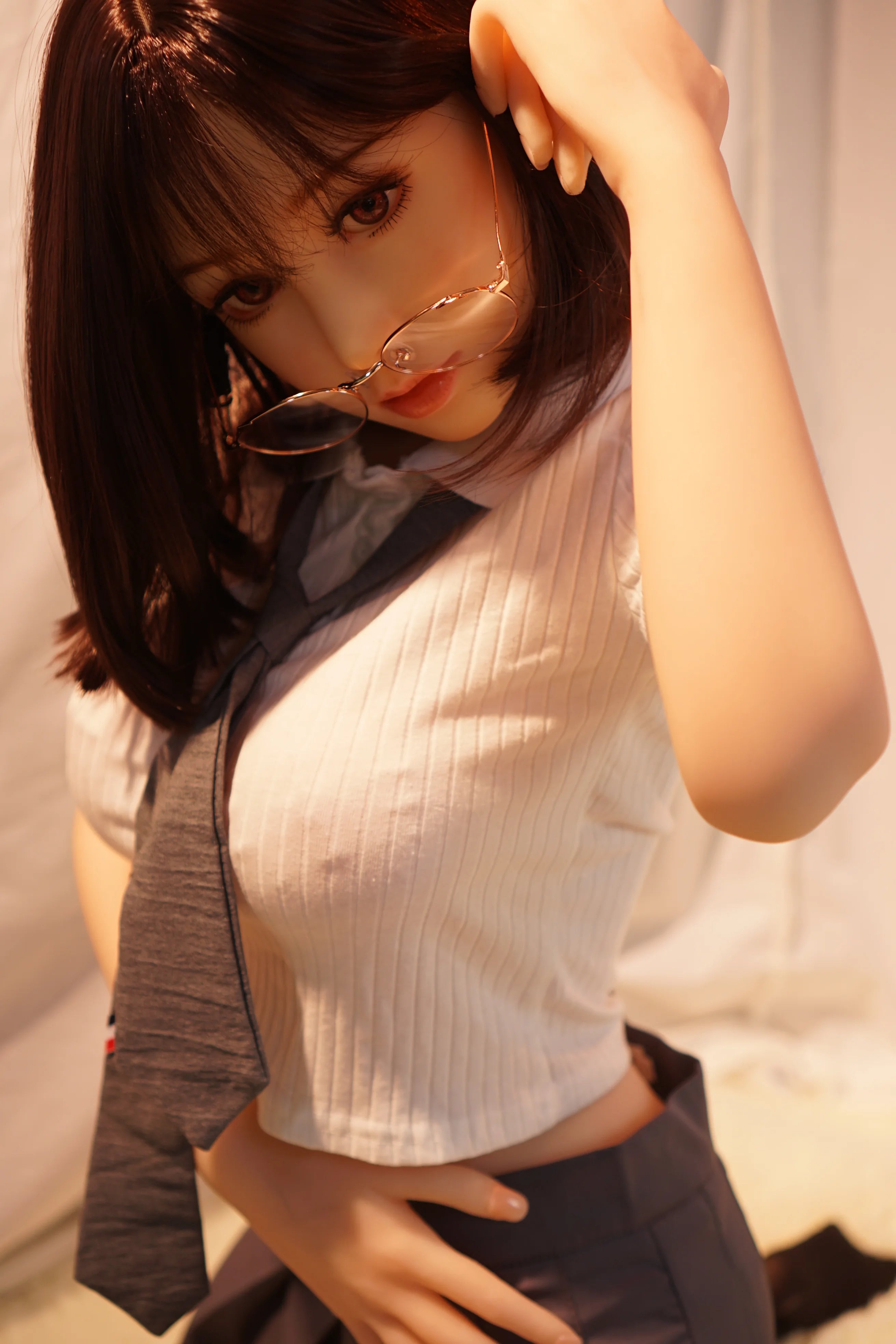 156cm Fカップ 高級フルシリコン リアル感抜群 美少女ラブドール Sasa