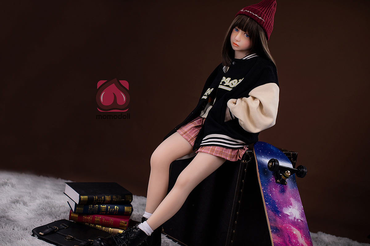 132cm Aカップ シリコンヘッド+TPEボディ 可愛いラブドール MM096 千晴ちはる