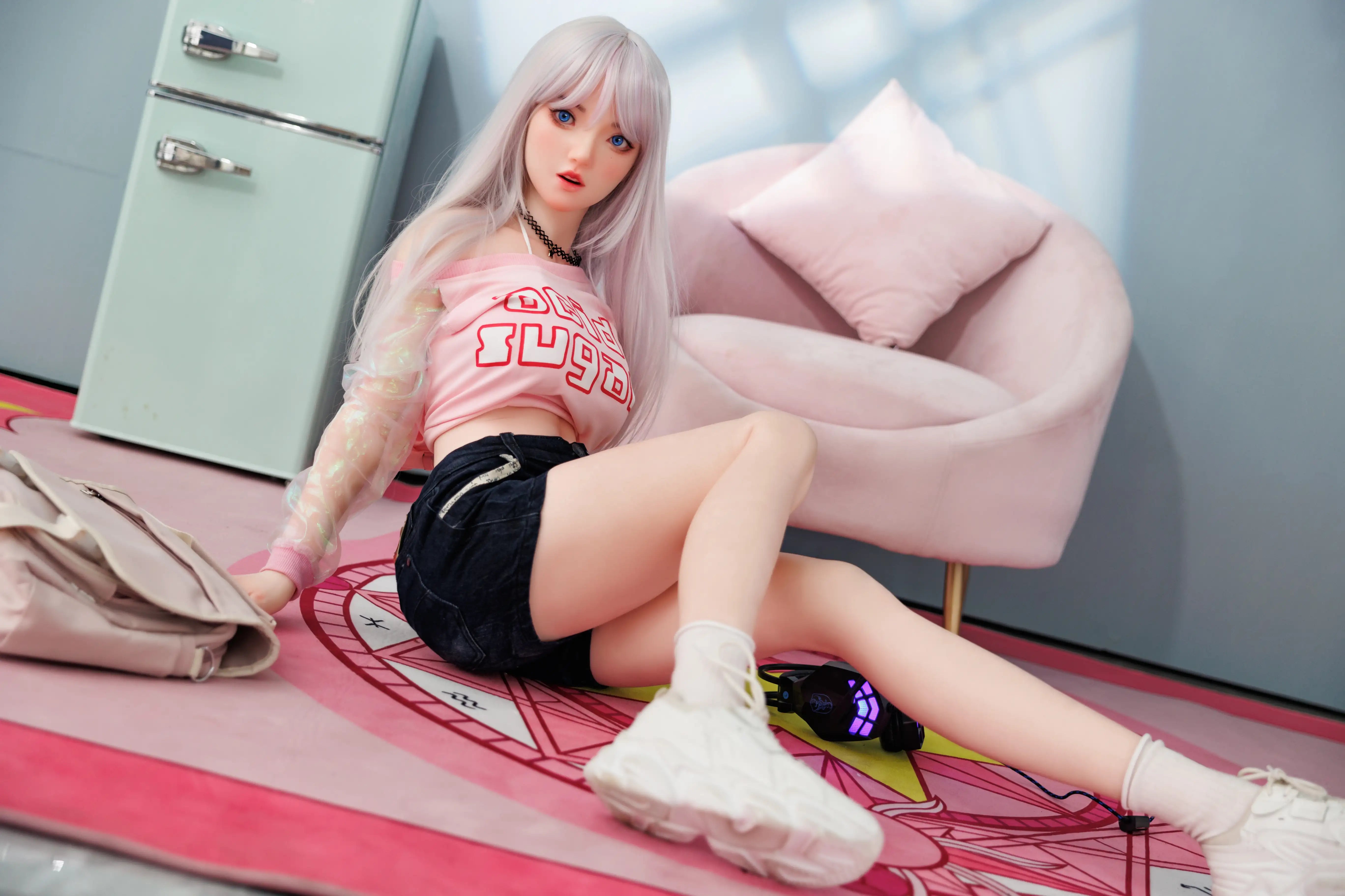 148cm Eカップ TPEボディ+シリコンヘッド 美しい巨乳リアルラブドール Chitra