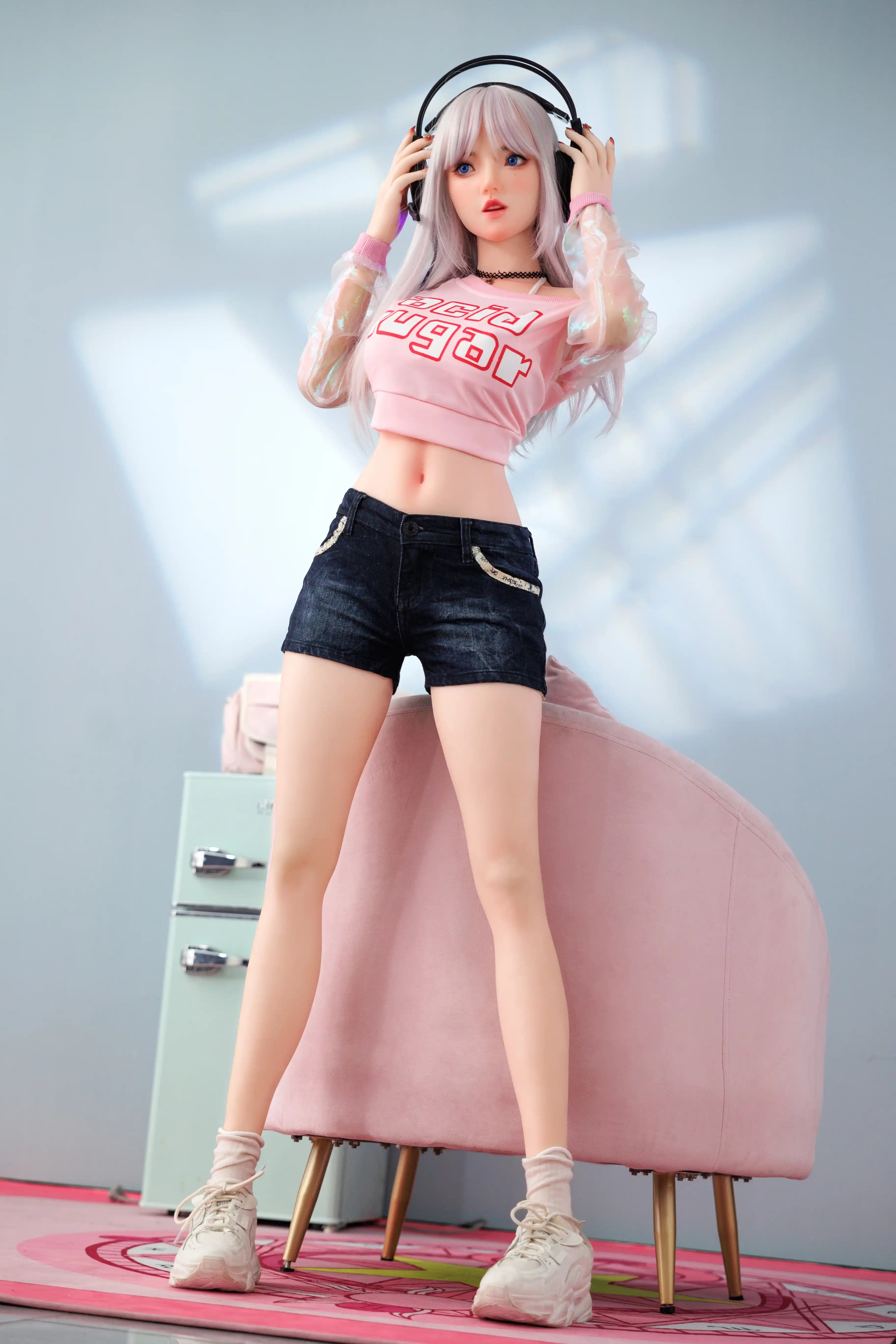 148cm Eカップ TPEボディ+シリコンヘッド 美しい巨乳リアルラブドール Chitra