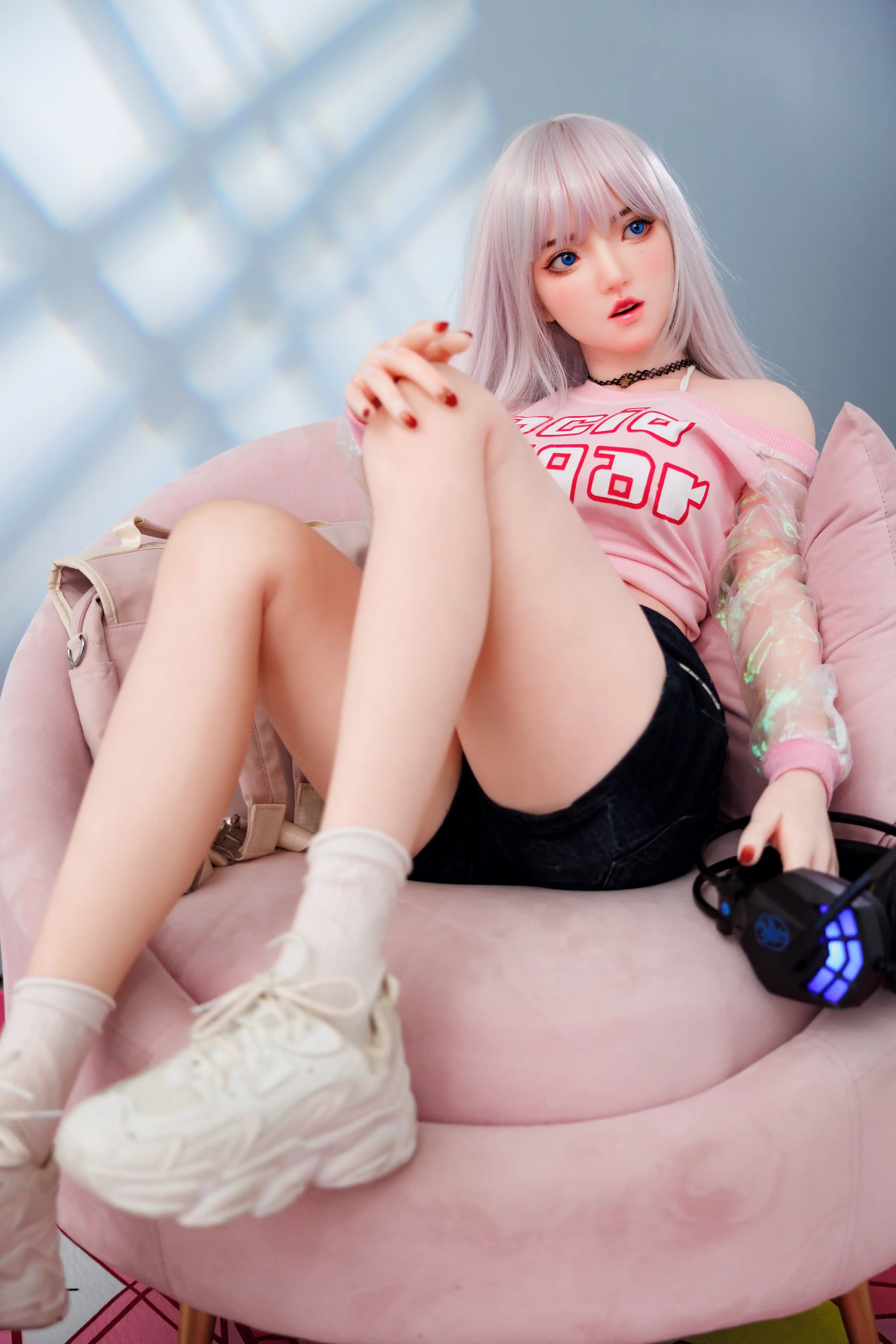 148cm Eカップ TPEボディ+シリコンヘッド 美しい巨乳リアルラブドール Chitra