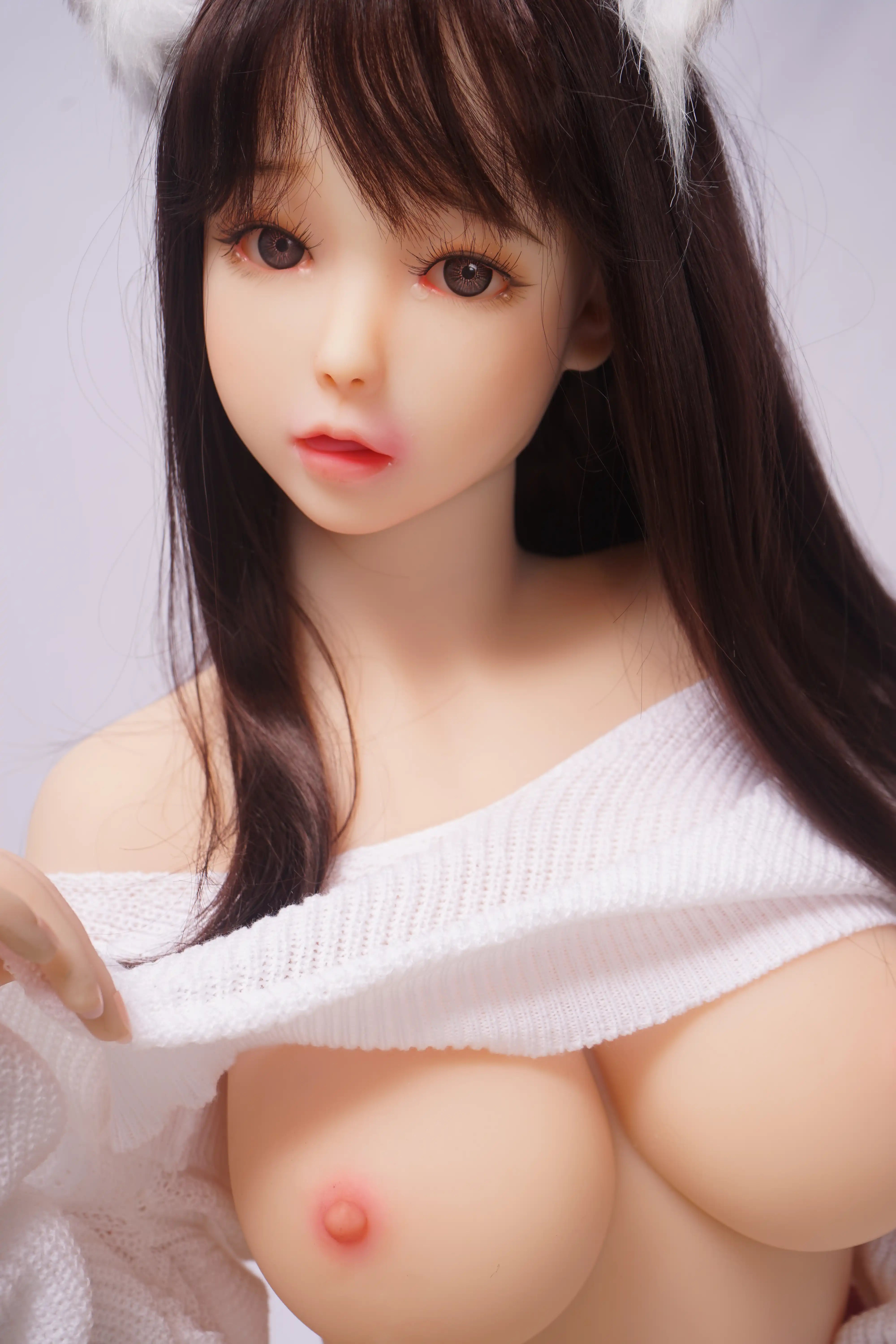156cm Fカップ STPE製 可愛いラブドール 良乳 Miki