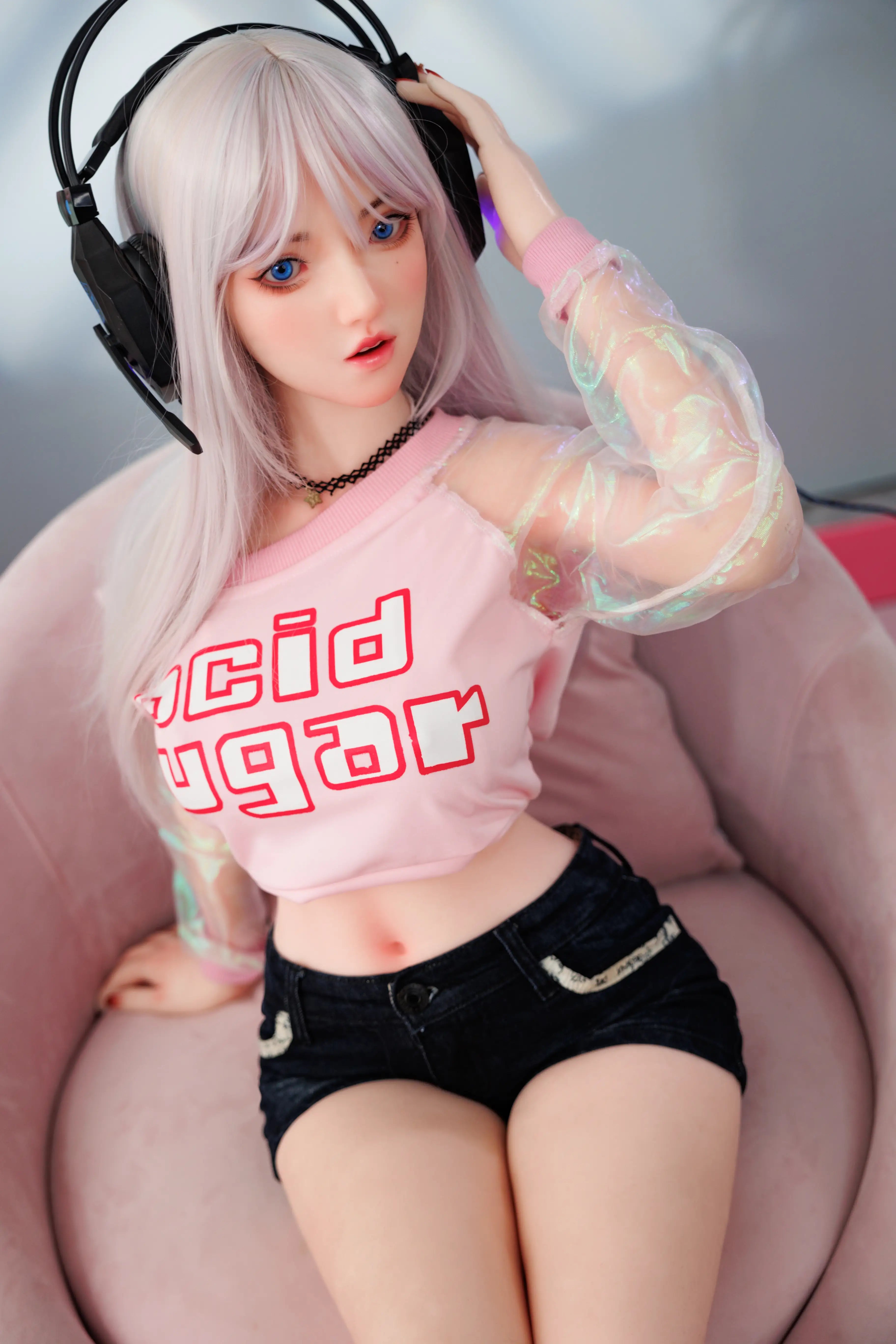 148cm Eカップ TPEボディ+シリコンヘッド 美しい巨乳リアルラブドール Chitra