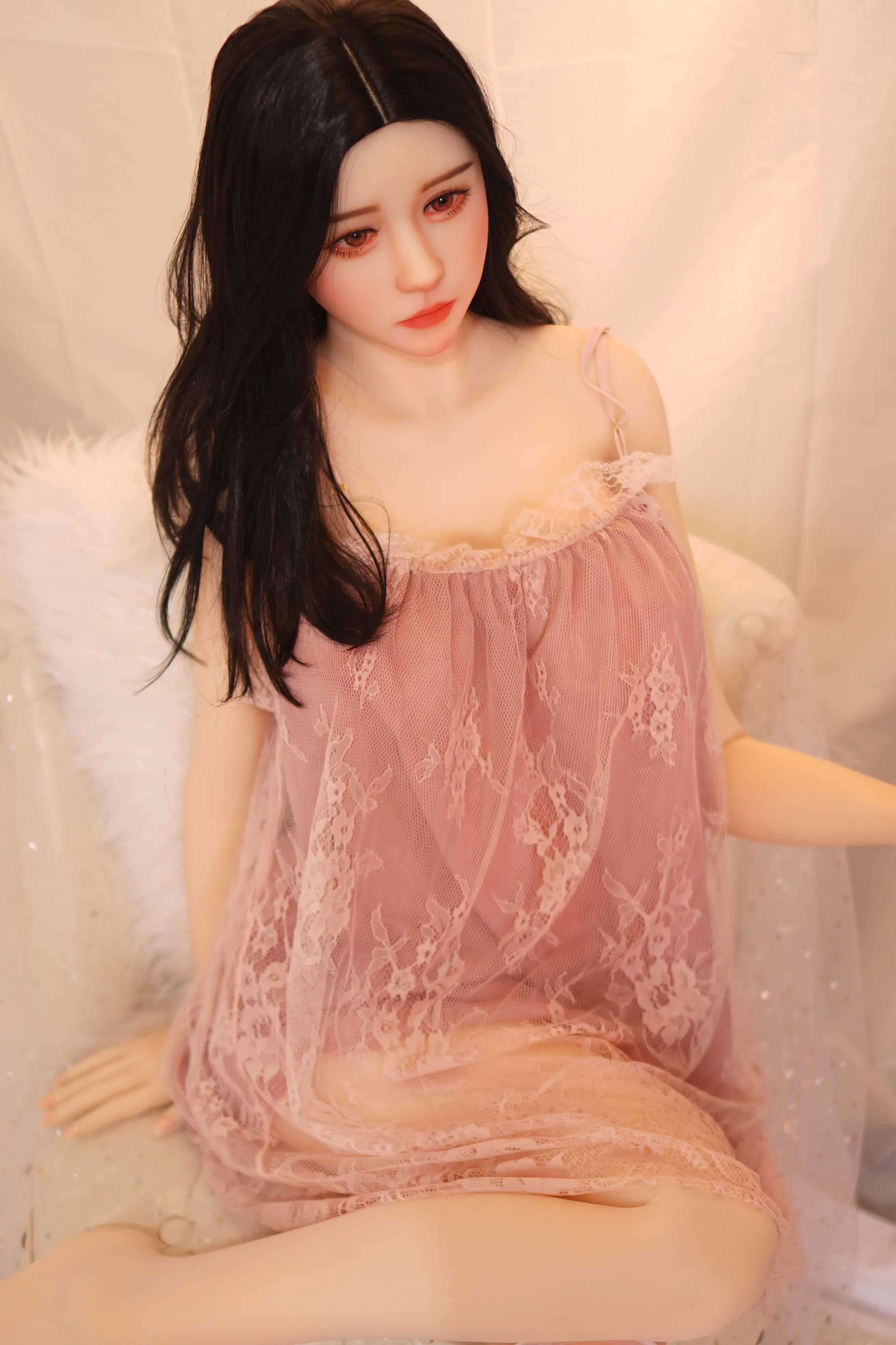 156cm Fカップ STPE製 可愛いラブドール 良乳 Kenzie