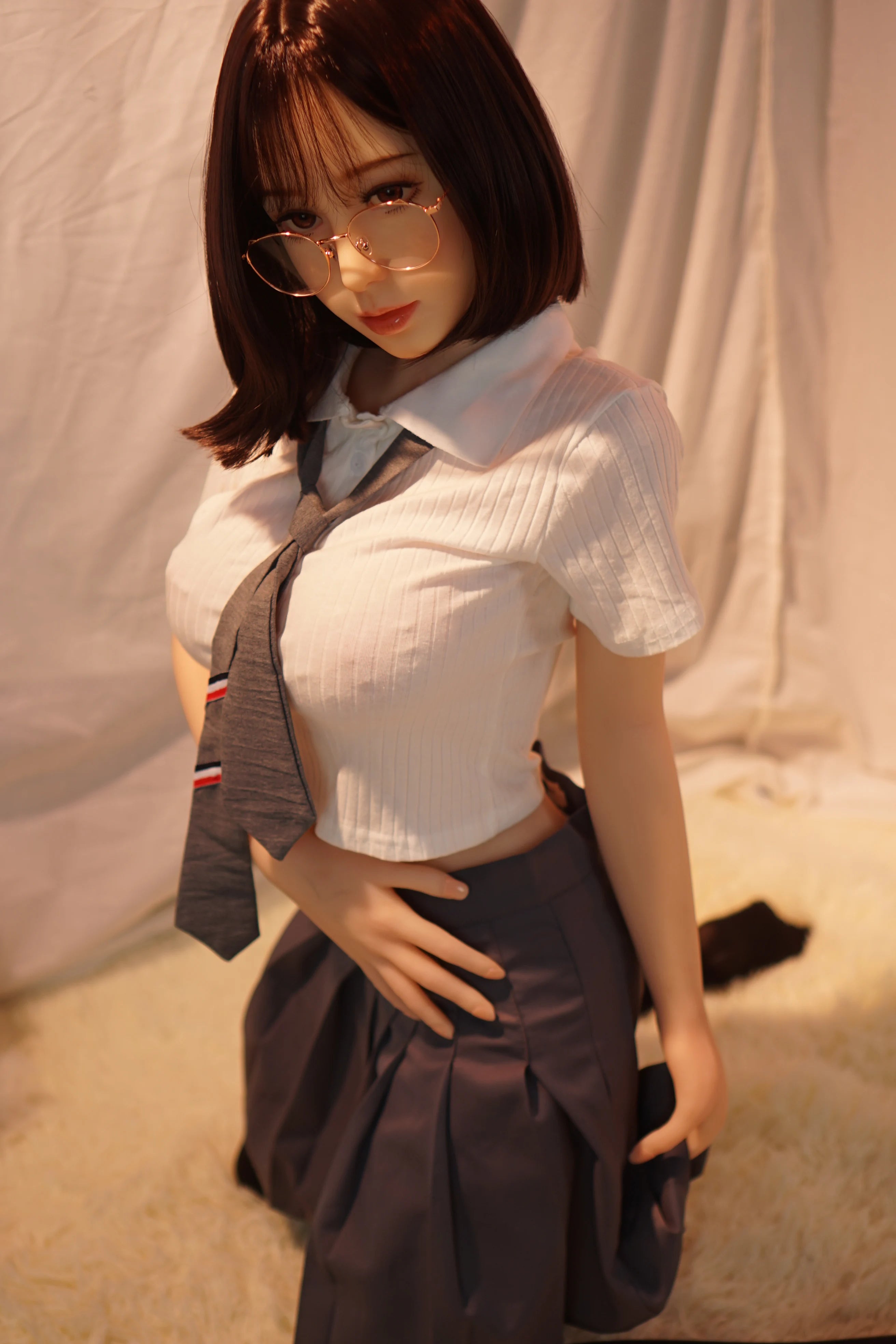 156cm Fカップ 高級フルシリコン リアル感抜群 美少女ラブドール Sasa