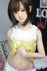 132cm Aカップ シリコンヘッド+TPEボディ 可愛いラブドール MM121 楓かえで