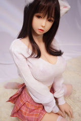 156cm Fカップ STPE製 可愛いラブドール 良乳 Miki