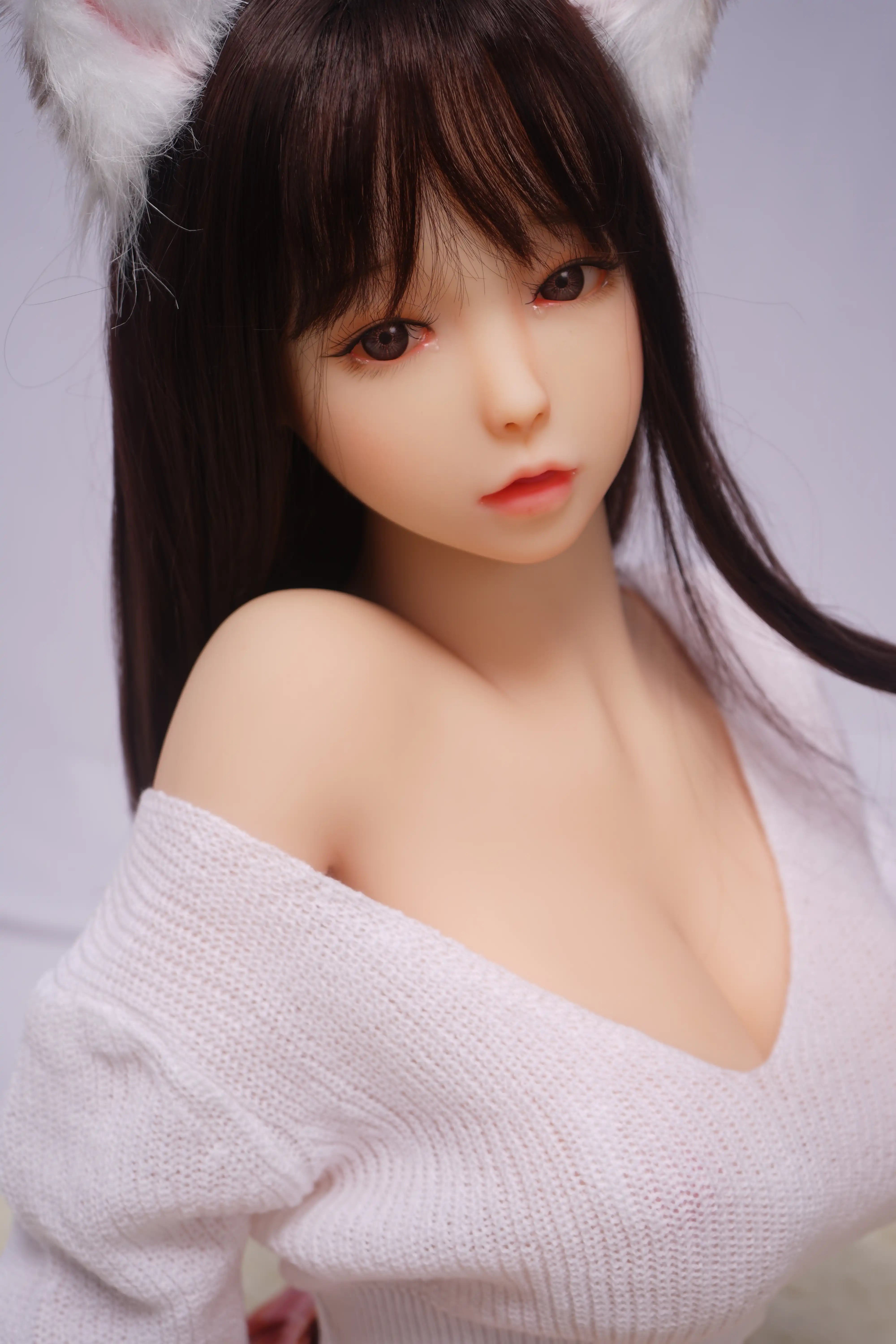 156cm Fカップ STPE製 可愛いラブドール 良乳 Miki