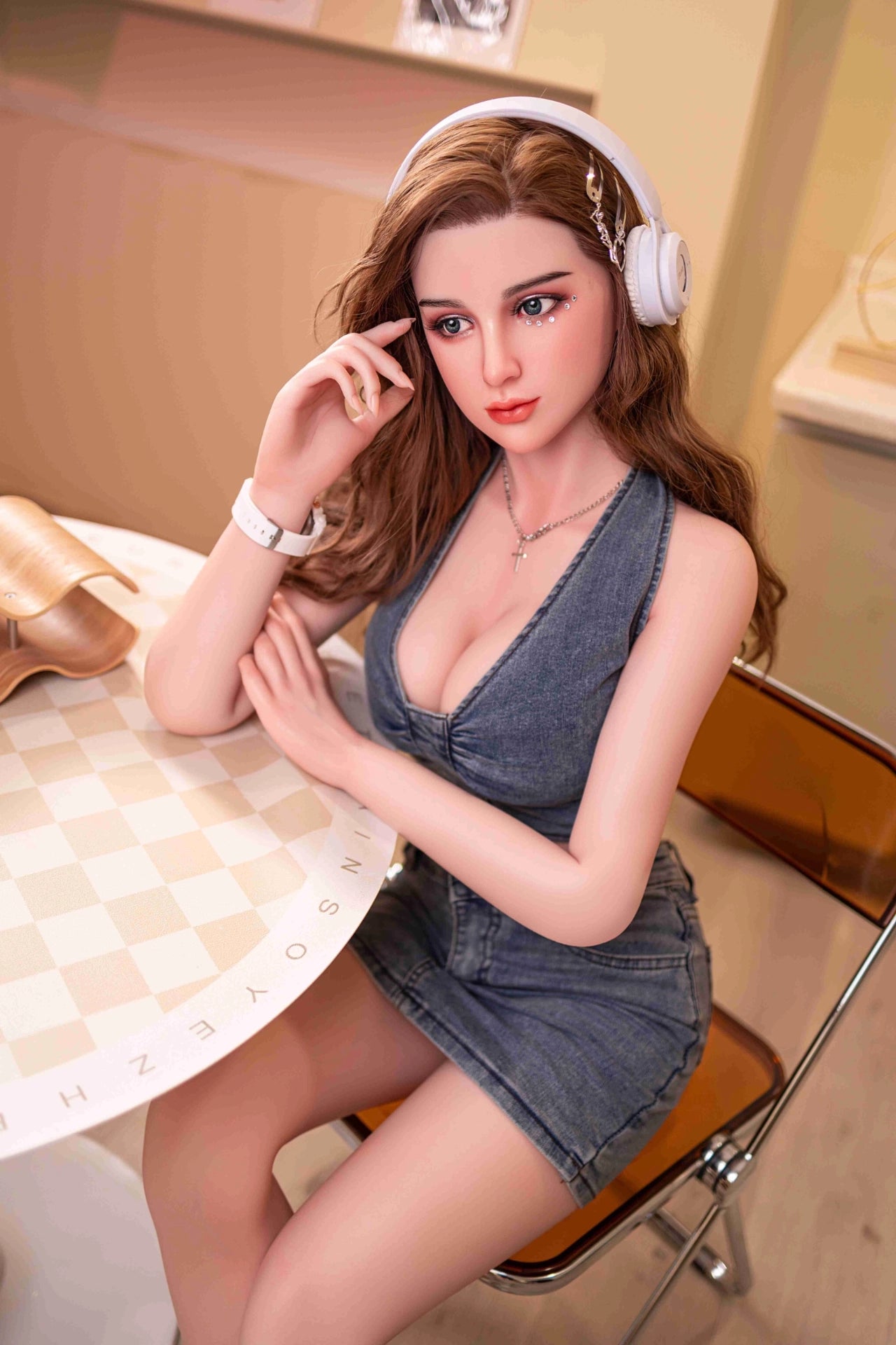 168cm Eカップ フルシリコン 高級品質 ボディ選択可 西洋風美人 セクシーラブドール Gianna
