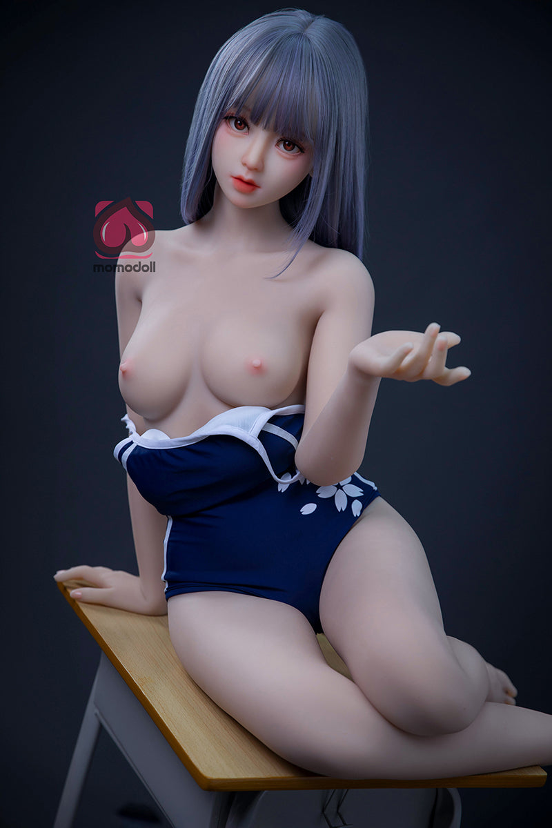 150cm Aカップ シリコンヘッド+TPEボディ 可愛いラブドール MM138 冬亜ふゆあ