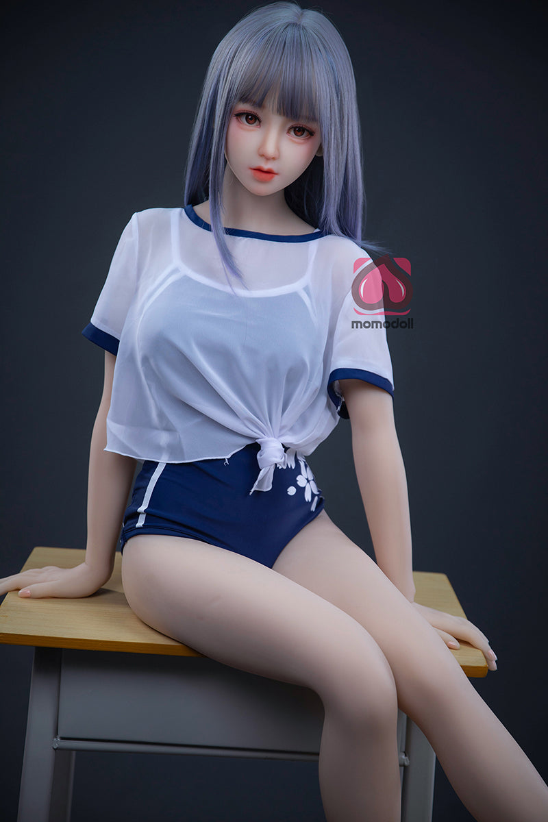 150cm Aカップ シリコンヘッド+TPEボディ 可愛いラブドール MM138 冬亜ふゆあ
