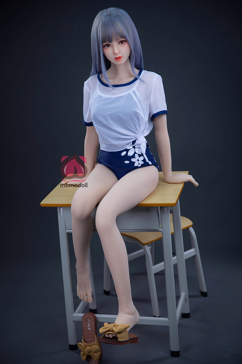 150cm Aカップ シリコンヘッド+TPEボディ 可愛いラブドール MM138 冬亜ふゆあ