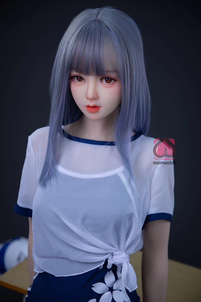 150cm Aカップ シリコンヘッド+TPEボディ 可愛いラブドール MM138 冬亜ふゆあ