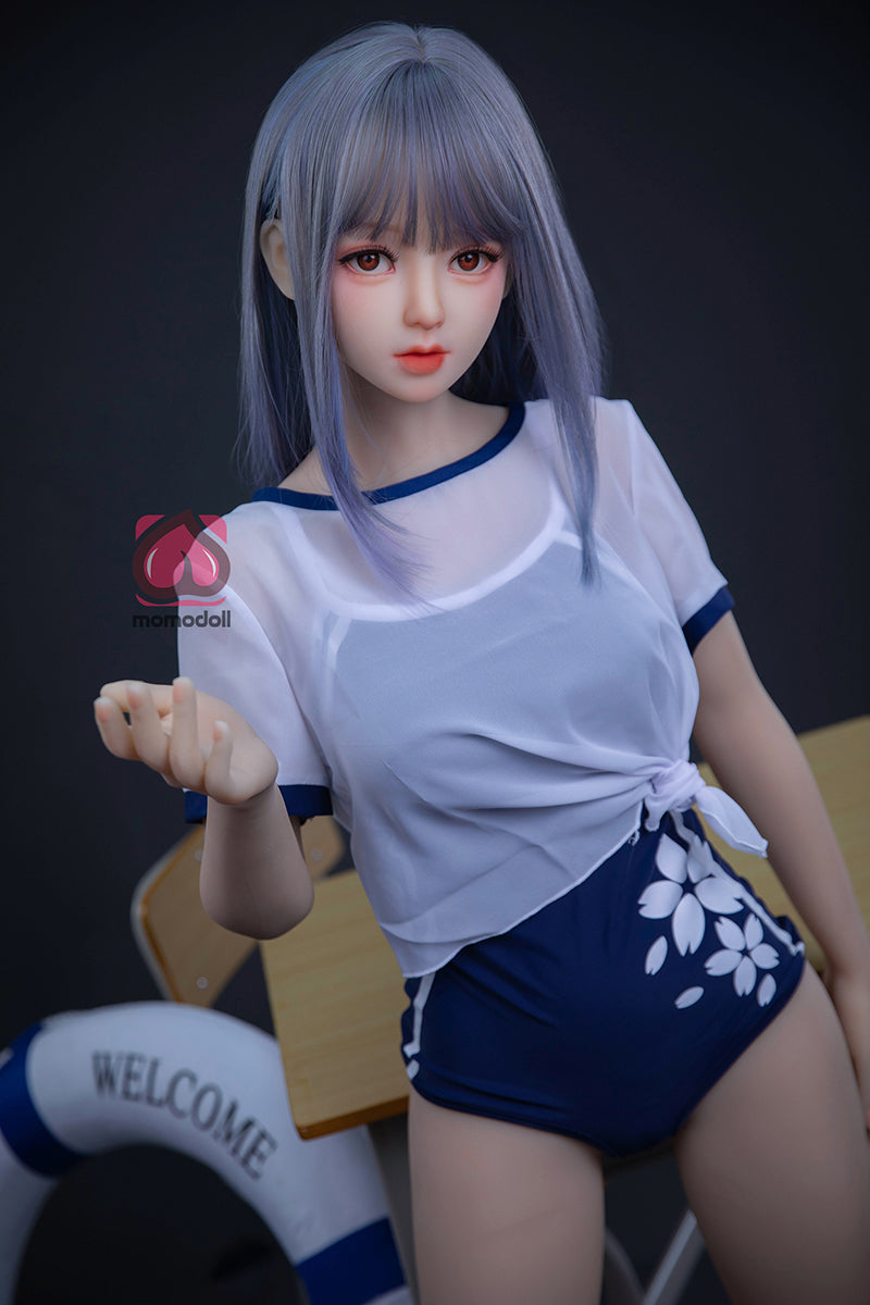 150cm Aカップ シリコンヘッド+TPEボディ 可愛いラブドール MM138 冬亜ふゆあ