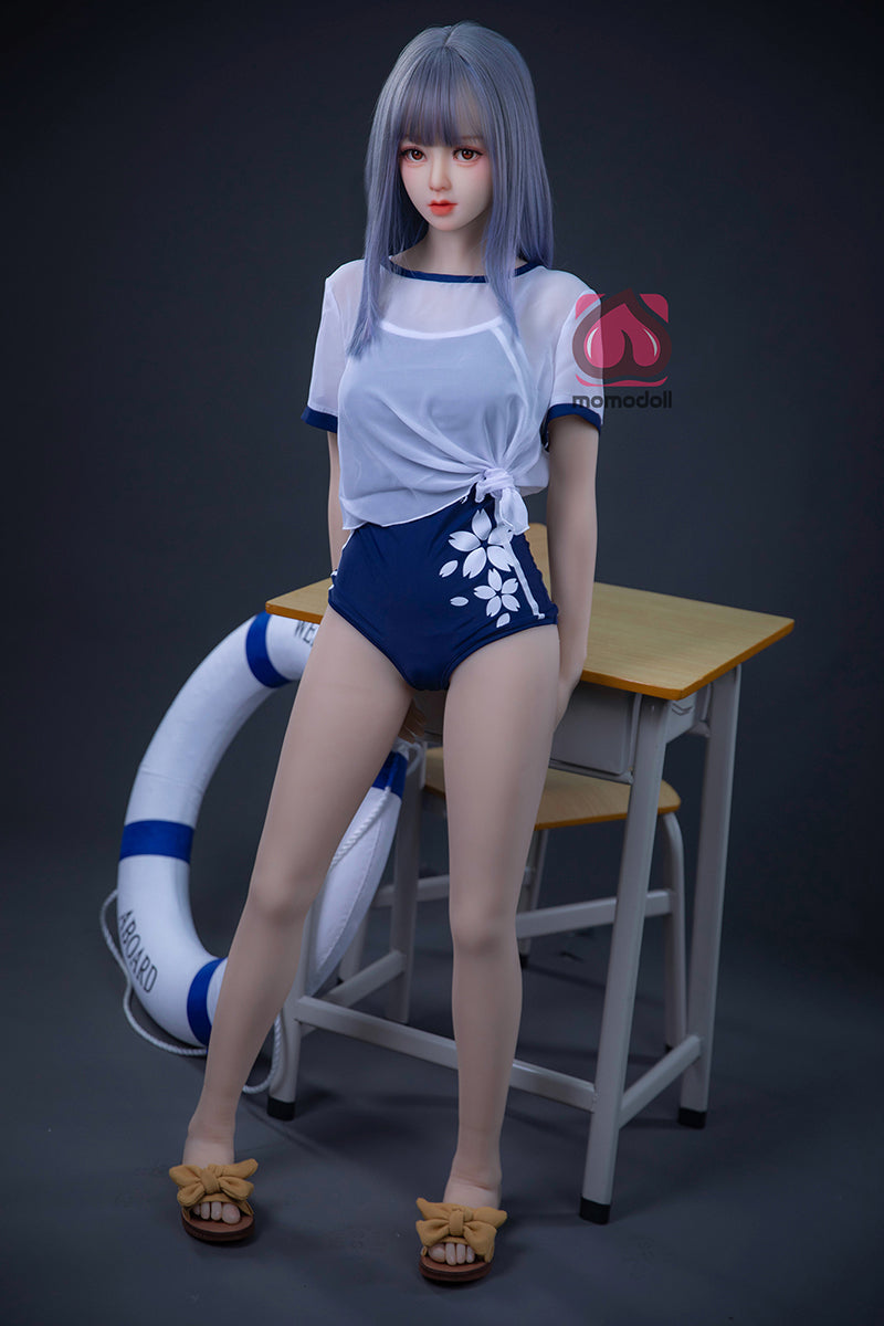 150cm Aカップ シリコンヘッド+TPEボディ 可愛いラブドール MM138 冬亜ふゆあ