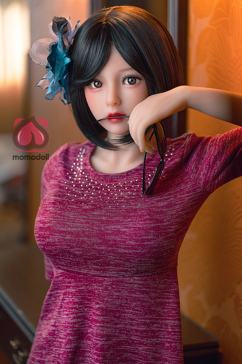 146cm Dカップ シリコンヘッド+TPEボディ 巨乳ラブドール MM143 和奏わかな