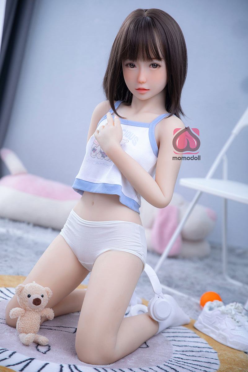 138cm Aカップ シリコンヘッド+TPEボディ 可愛いラブドール MM152 柚葉ゆずは