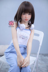 138cm Aカップ シリコンヘッド+TPEボディ 可愛いラブドール MM152 柚葉ゆずは