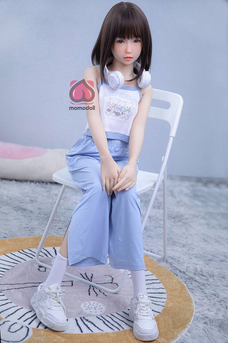 138cm Aカップ シリコンヘッド+TPEボディ 可愛いラブドール MM152 柚葉ゆずは