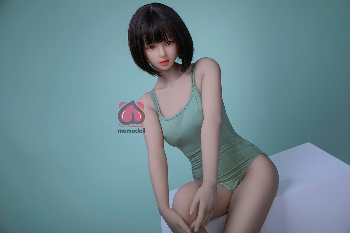 150cm Aカップ シリコンヘッド+TPEボディ 可愛いラブドール MM160 咲花 えみか