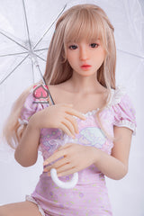 150cm Aカップ シリコンヘッド+TPEボディ 可愛いラブドール MM163 麻里奈まりな