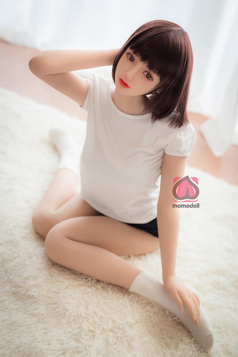 150cm Aカップ シリコンヘッド+TPEボディ 可愛いラブドール MM169 冬亜 Fuyua