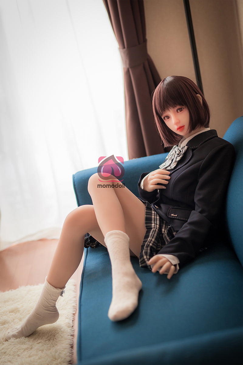 150cm Aカップ シリコンヘッド+TPEボディ 可愛いラブドール MM169 冬亜 Fuyua