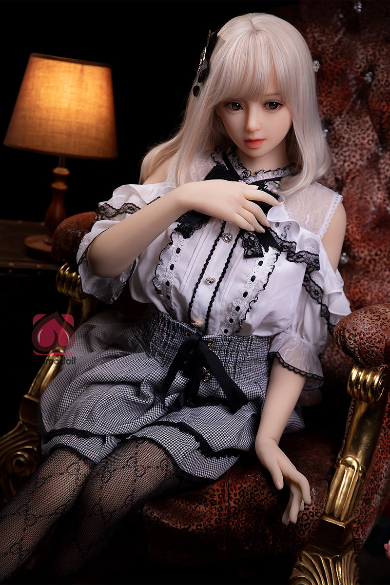 150cm Aカップ シリコンヘッド+TPEボディ 可愛いラブドール MM172 咲花 えみか