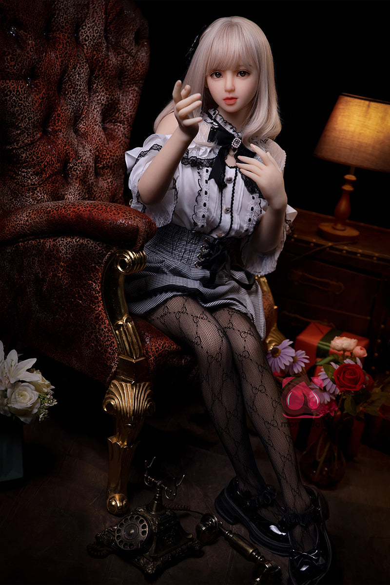 150cm Aカップ シリコンヘッド+TPEボディ 可愛いラブドール MM172 咲花 えみか