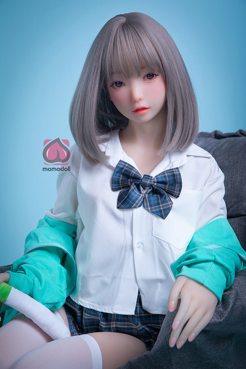 145cm Aカップ シリコンヘッド+TPEボディ 可愛いラブドール MM182 栞奈Kanna