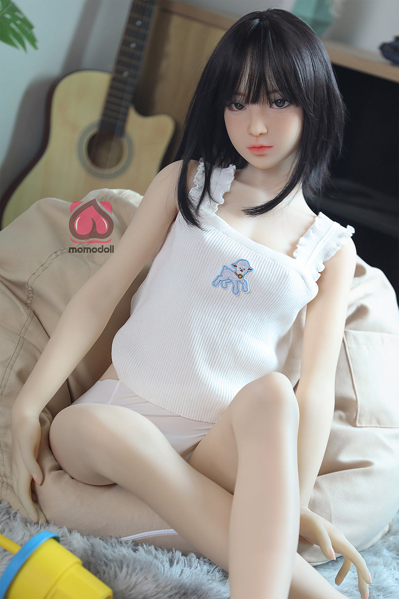 145cm Aカップ シリコンヘッド+TPEボディ 可愛いラブドール MM183 麻衣子Maiko