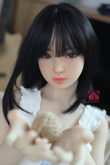 145cm Aカップ シリコンヘッド+TPEボディ 可愛いラブドール MM183 麻衣子Maiko