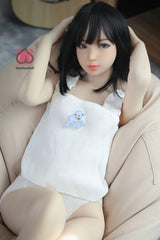 145cm Aカップ シリコンヘッド+TPEボディ 可愛いラブドール MM183 麻衣子Maiko