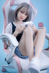 145cm Aカップ シリコンヘッド+TPEボディ 可愛いラブドール MM184 楓Kaede