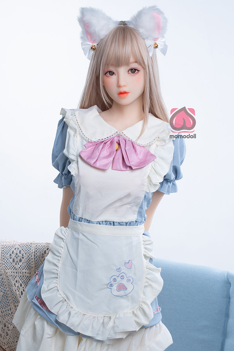 150cm Aカップ シリコンヘッド+TPEボディ 可愛いラブドール MM194 雪穂 Yukiho