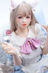 150cm Aカップ シリコンヘッド+TPEボディ 可愛いラブドール MM194 雪穂 Yukiho