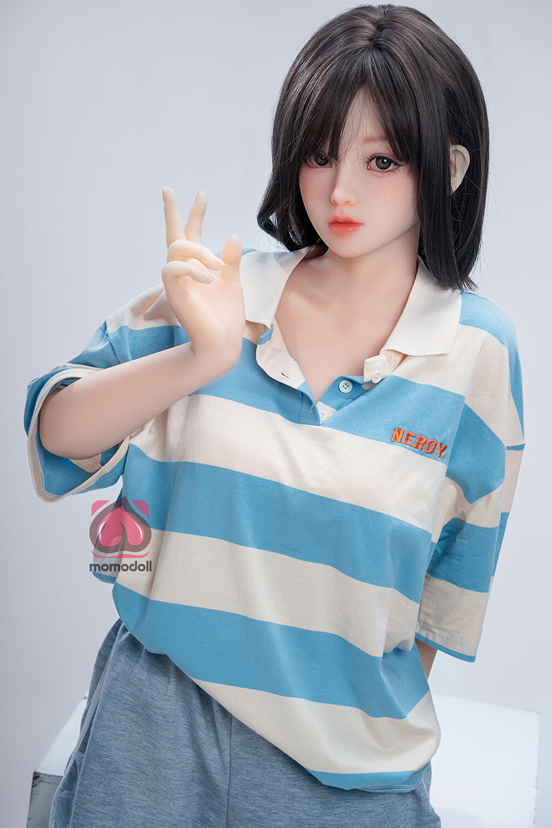 150cm Aカップ シリコンヘッド+TPEボディ 可愛いラブドール MM199 雪穂 Yukiho