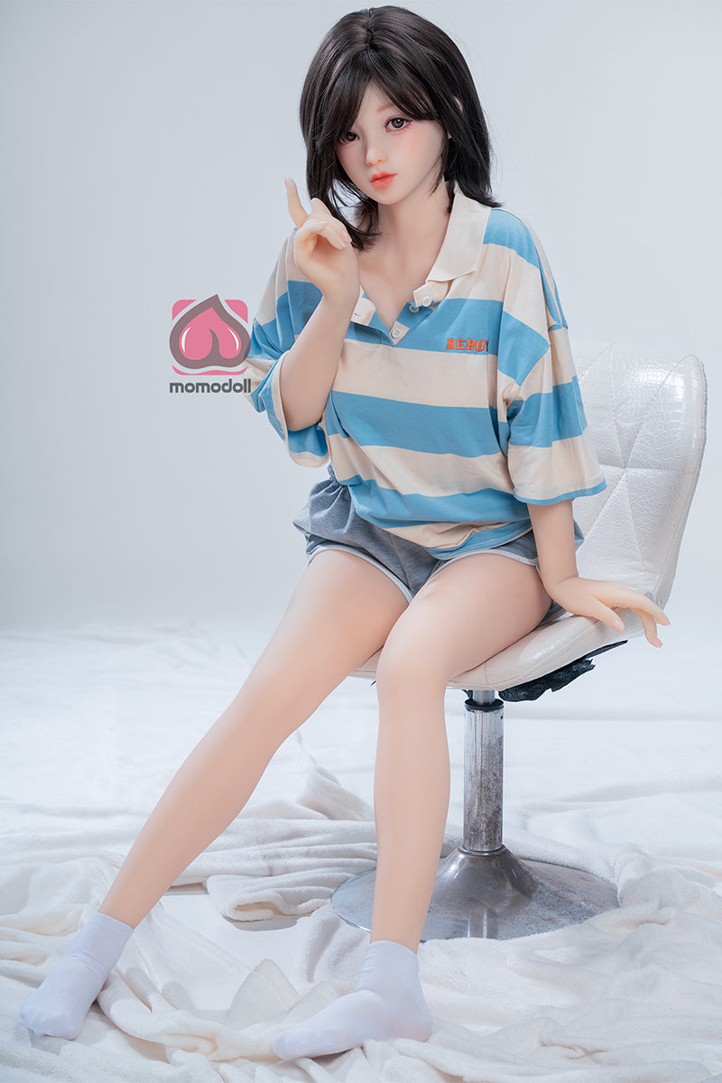 150cm Aカップ シリコンヘッド+TPEボディ 可愛いラブドール MM199 雪穂 Yukiho