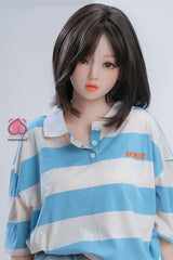 150cm Aカップ シリコンヘッド+TPEボディ 可愛いラブドール MM199 雪穂 Yukiho