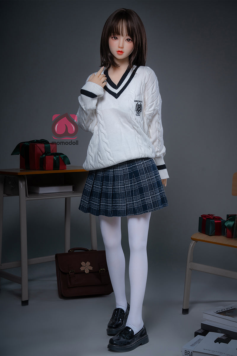 150cm Aカップ シリコンヘッド+TPEボディ 可愛いラブドール MM203 雪穂 Yukiho