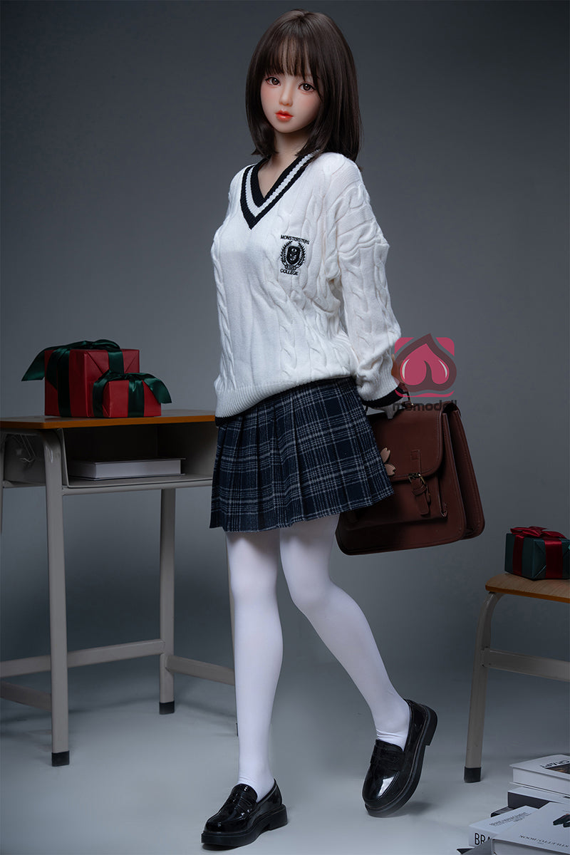 150cm Aカップ シリコンヘッド+TPEボディ 可愛いラブドール MM203 雪穂 Yukiho