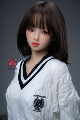 150cm Aカップ シリコンヘッド+TPEボディ 可愛いラブドール MM203 雪穂 Yukiho