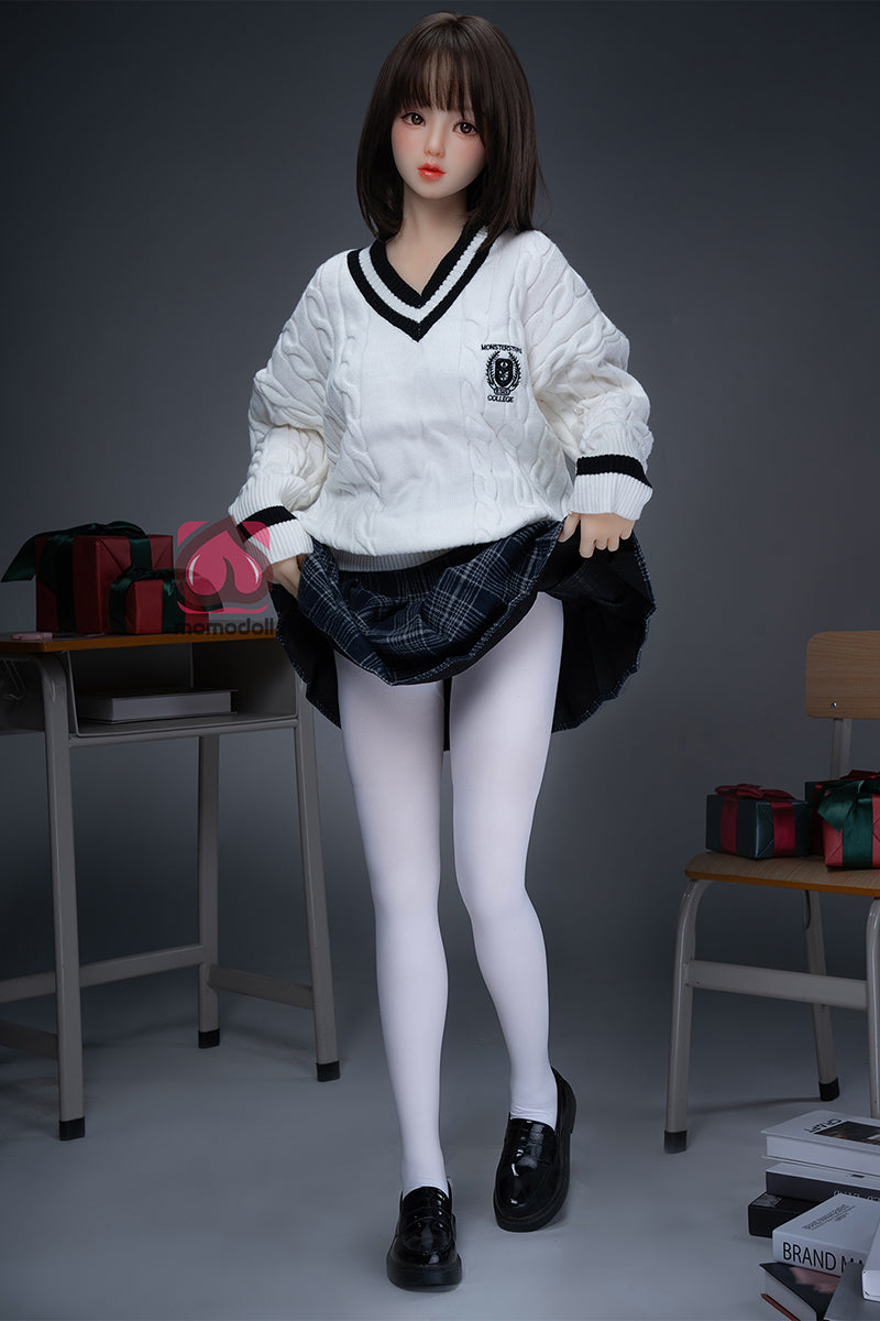 150cm Aカップ シリコンヘッド+TPEボディ 可愛いラブドール MM203 雪穂 Yukiho