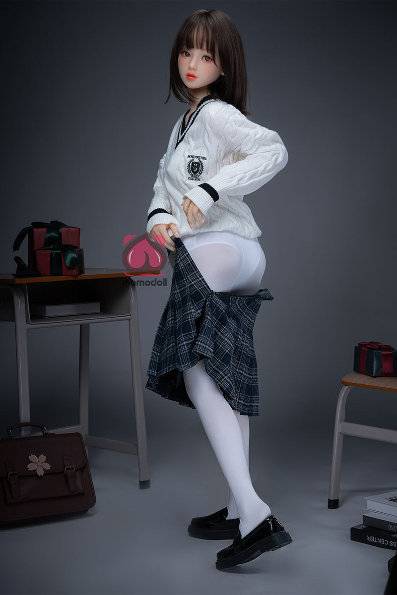 150cm Aカップ シリコンヘッド+TPEボディ 可愛いラブドール MM203 雪穂 Yukiho