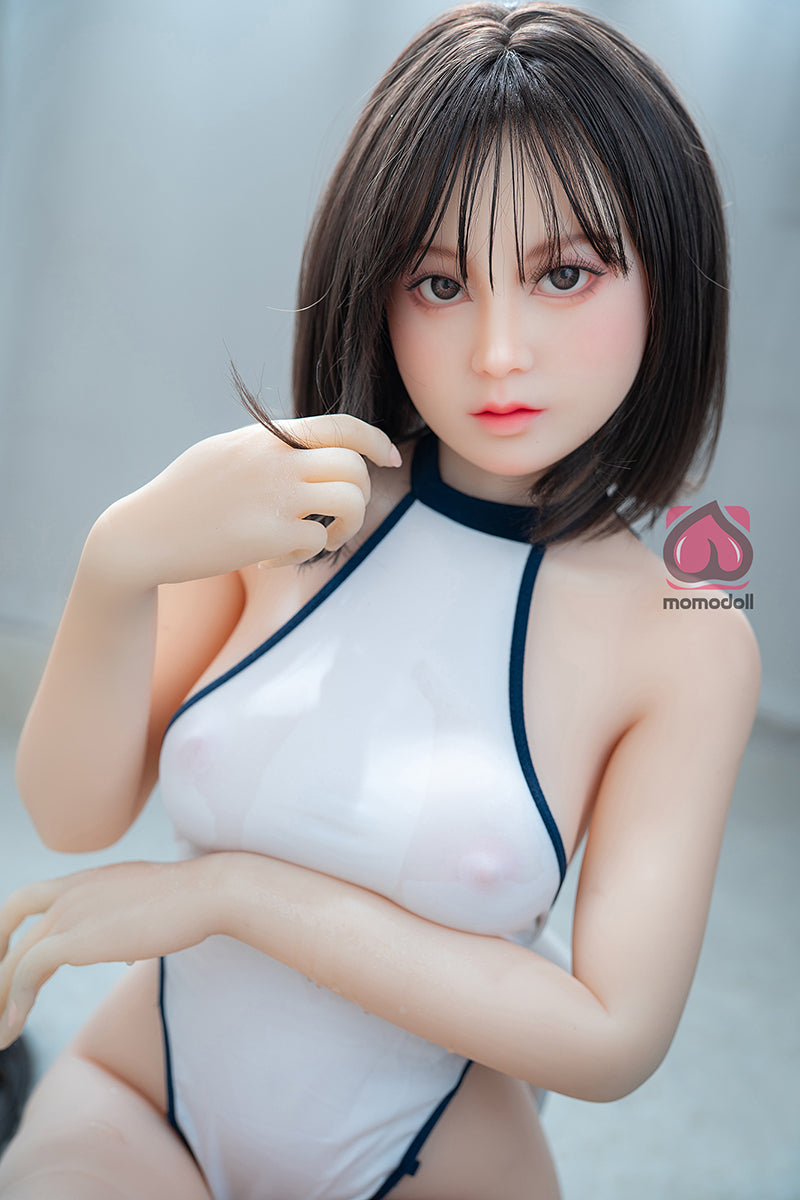 150cm Aカップ シリコンヘッド+TPEボディ 可愛いラブドール MM205 乃々歌Nonoka